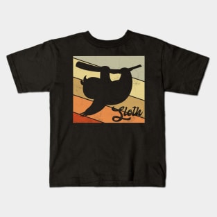 Vintage Sloth Kids T-Shirt